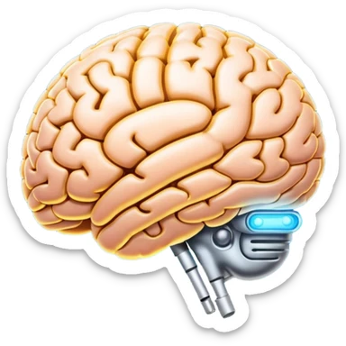 Cerebro creativo sticker