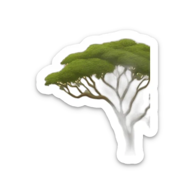 Savannah landscape sticker