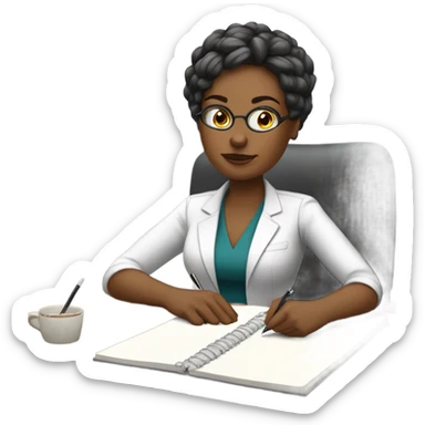 Female mental health therapist  sticker