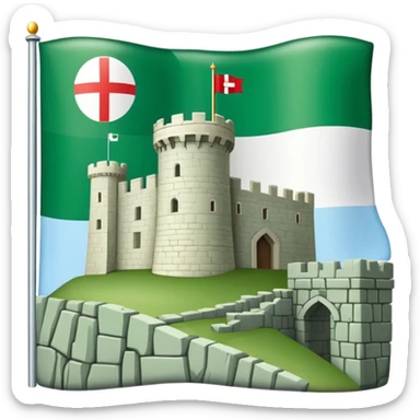 Isle of Portland Flag sticker