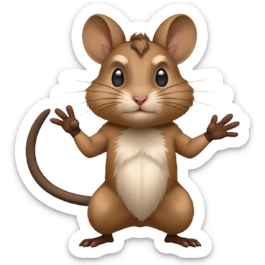 Degu playing brawlstars sticker