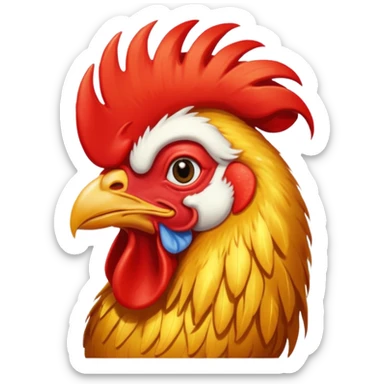 Hostess rooster sticker
