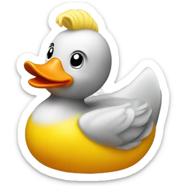 rubber duckie sticker