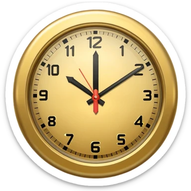 Clock it emoji sticker