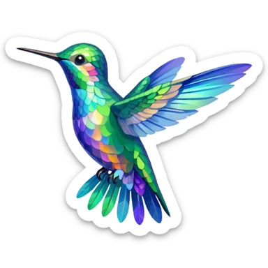 Hummingbird sticker
