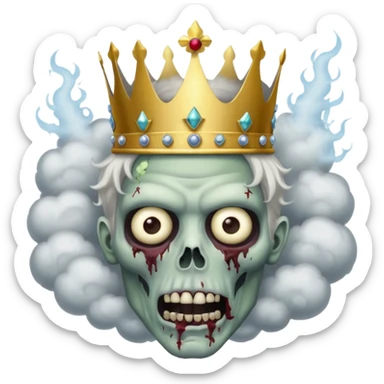 🧟‍♂️👑😶‍🌫️ sticker