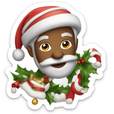 Christmas theme sticker