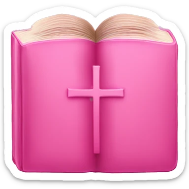 Pink bible sticker