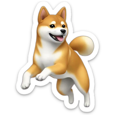 dancing-shibainu sticker