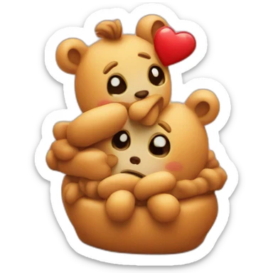 tic et tac in love sticker