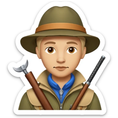 Un chasseur alpin français  sticker