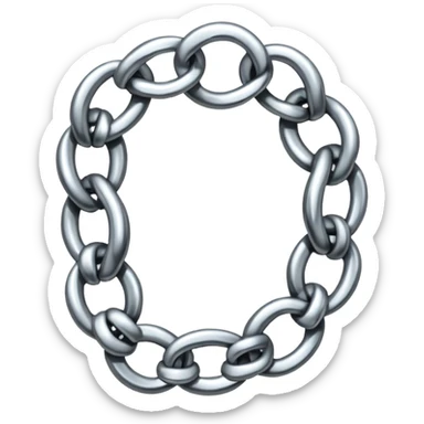 broken chain sticker