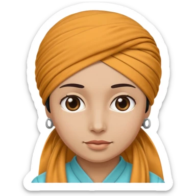 Halliburton in turban sticker