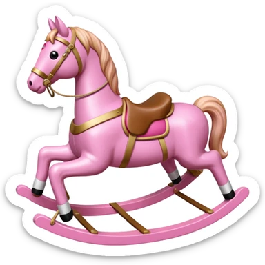 pink Rocking Horse sticker