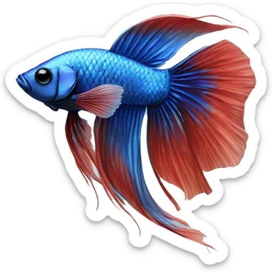 Betta fish01 sticker