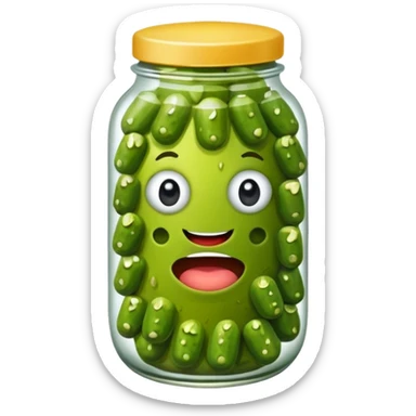 Tickle pickle sticker