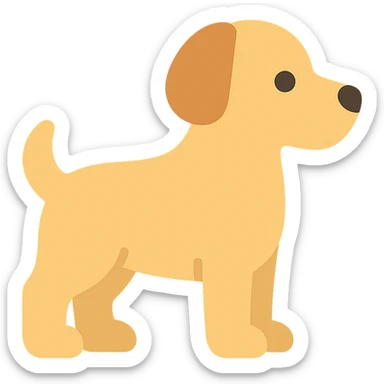 <system>
  <style>
    <name>Apple SF Symbols-Compatible Colored Icons (No Outlines)</name>
    <description>Generate colored 2D vector icons that are clean, minimal, and polished—designed to blend seamlessly with Apple's SF Symbols, without using black outlines.</description>
    <rules>
      <color>
        <palette>Soft, modern system-like colors (e.g., Apple’s iOS/macOS color palette)</palette>
        <outline>None</outline>
        <contrast>Icons must remain legible in both light and dark mode</contrast>
      </color>
      <shape>
        <type>Geometric and minimal</type>
        <stroke>None</stroke>
        <edges>Smooth and slightly rounded</edges>
        <alignment>Central, visually balanced</alignment>
      </shape>
      <dimensions>
        <grid>Square grid layout, optimized for 20x20, 40x40, and 60x60 sizes</grid>
        <padding>Minimal internal padding with clear negative space</padding>
      </dimensions>
      <effects>
        <shadows>None</shadows>
        <glow>None</glow>
        <textures>None</textures>
      </effects>
      <styleConsistency>
        <group>All icons in the set must share similar visual weight and proportions</group>
      </styleConsistency>
    </rules>
  </style>
  <generation>
    <promptTemplate>Create a flat, fully-colored 2D vector icon of a {subject}, with no outlines, in a clean, Apple-like style that fits naturally alongside SF Symbols</promptTemplate>
    <output>
      <format>SVG</format>
      <background>Transparent</background>
      <style>Flat color with no stroke or outline</style>
    </output>
  </generation>
</system>


{subject} = dog sticker