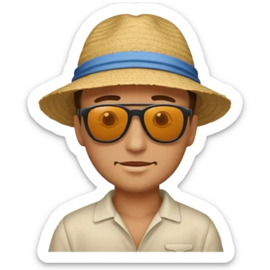 I told him about the beach sticker