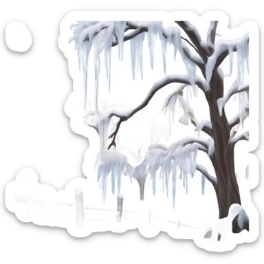 Winter sticker