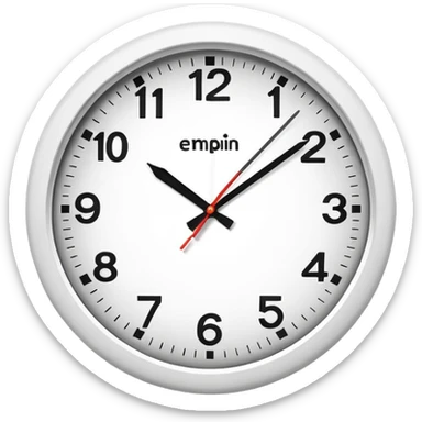 quiero un reloj  de pared 2pm  sticker