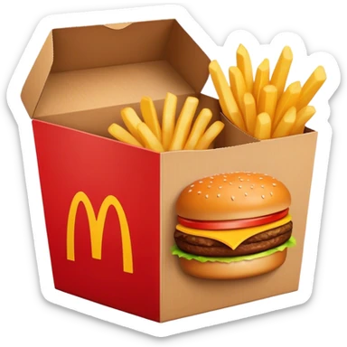 Happy meal sticker