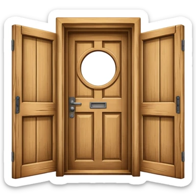 open classroom doorway sticker