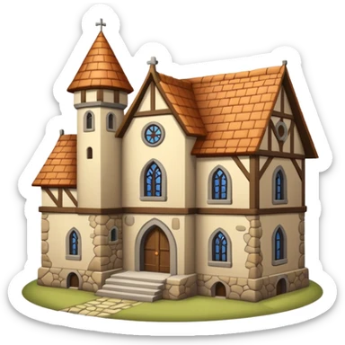 castle big house  sticker