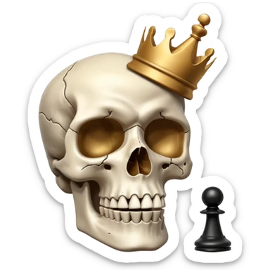 Chess. Com skull sticker