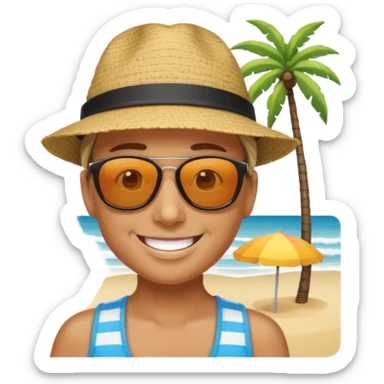 Beach sticker