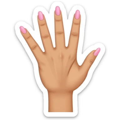 Extend your thumb, index finger, and middle finger straight out tuck your ring finger and pinkie sticker