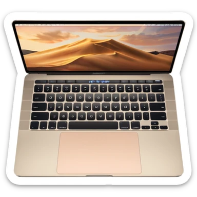 light beige macbook pro  sticker