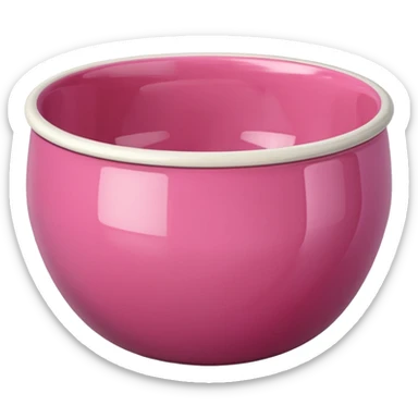 pink Mixing bowl sticker