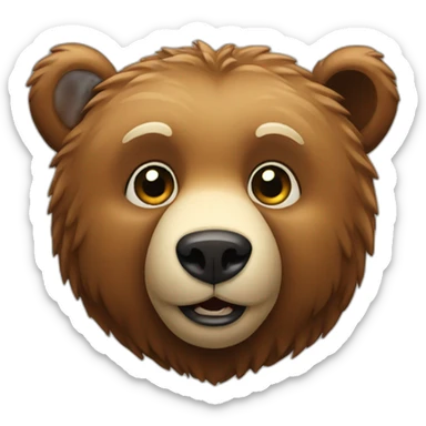 bear-beer sticker