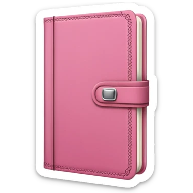 pink diary sticker