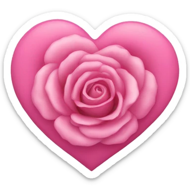 Rosa Heart  sticker