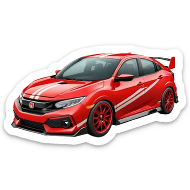 100 thieves Honda civic sticker