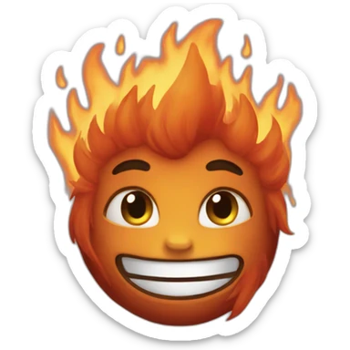 Fireheart sticker