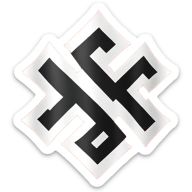 Swastika nazi flag sticker