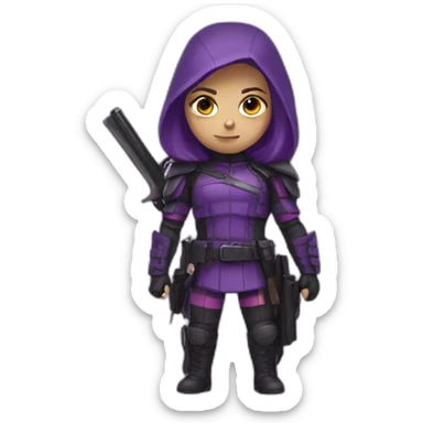 Hit girl sticker