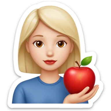 STUDY WITH APPLE sticker