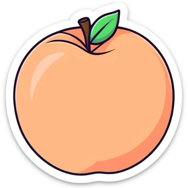 Best peach prize sticker