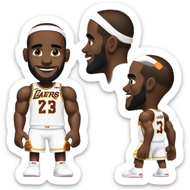 LeBron James sticker