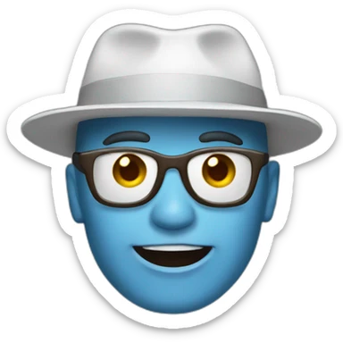 Un homme déguisé pour Halloween sticker