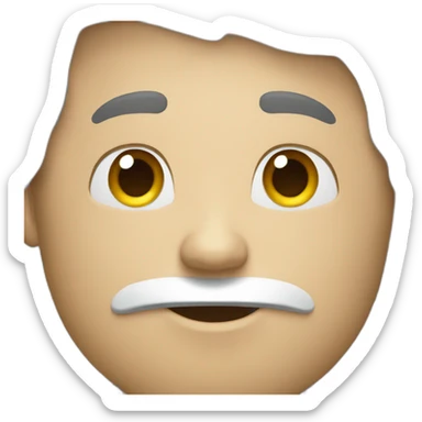 a white doctor godd morning sticker