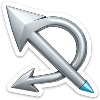 flecha para esquerda sticker