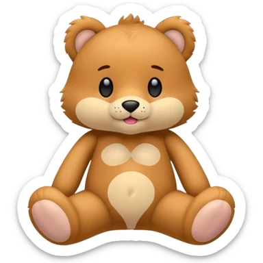 Erotic Sex plush toy full height  sticker