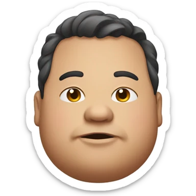 Extremely chubby sticker