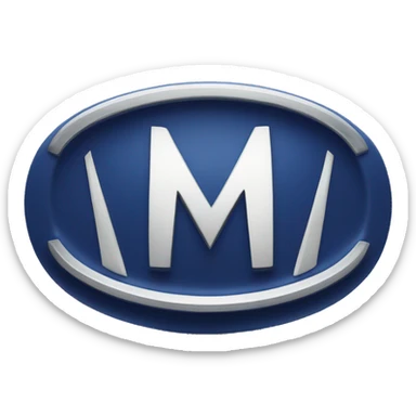 Maserati logo sticker