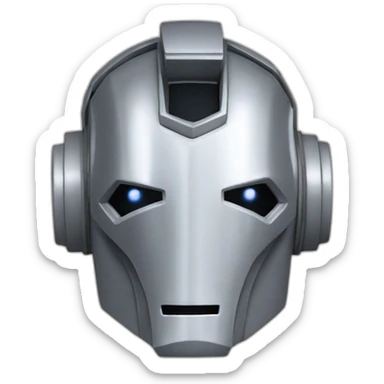 Cyberman in Doctor Who sticker