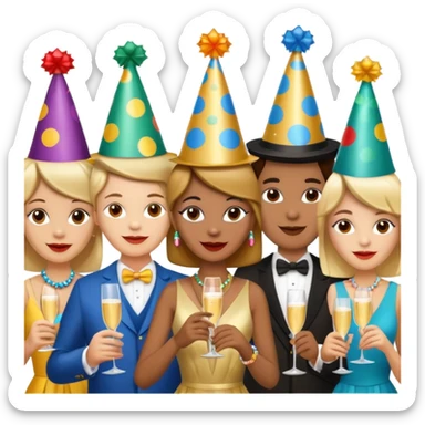 carnival full party sticker